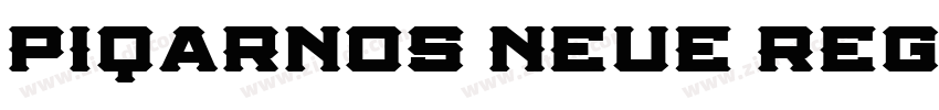 Piqarnos Neue Regula字体转换